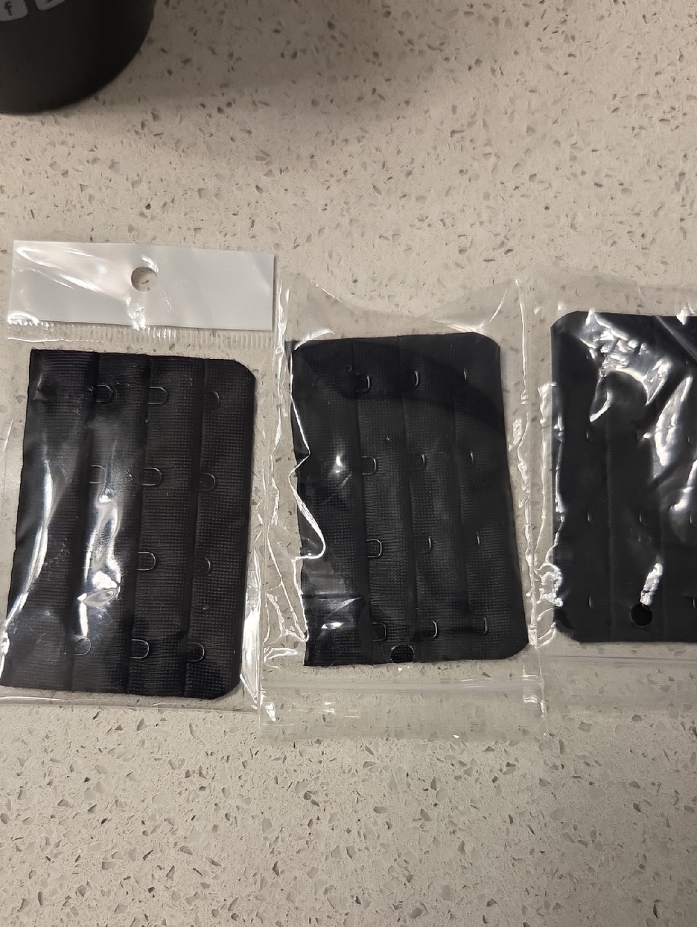 Black Bra Extender Pack - 3 Pieces